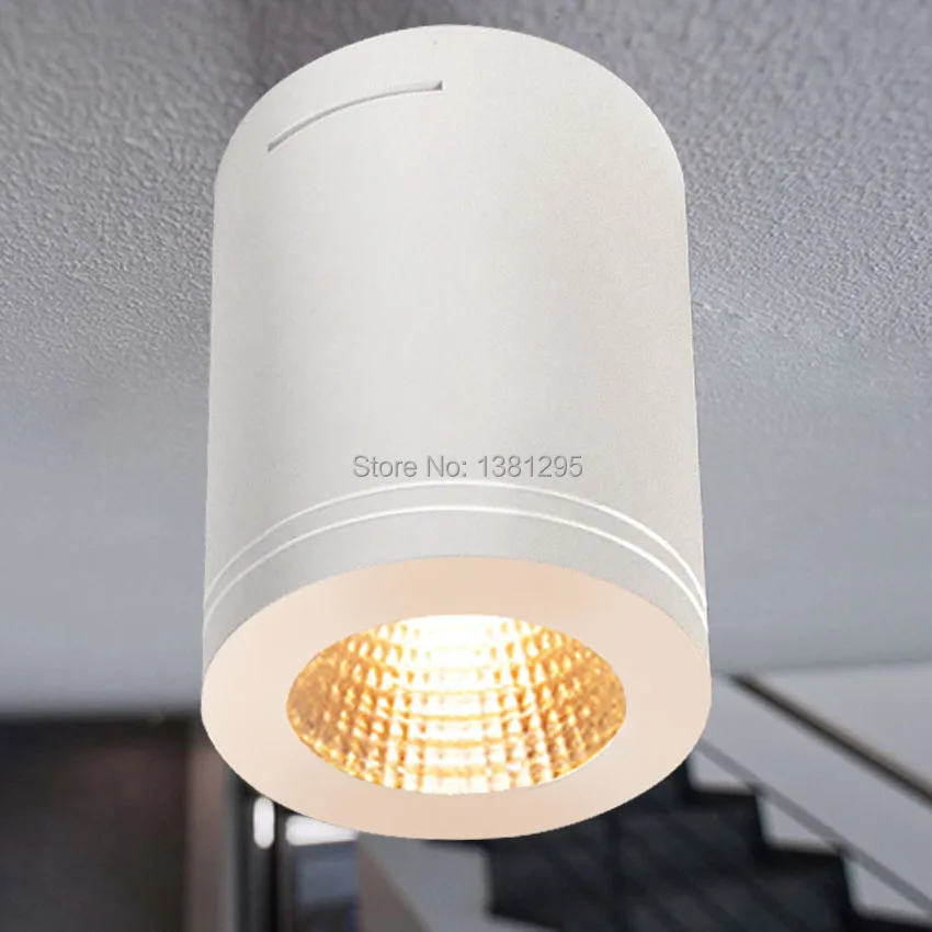 КРИ Поверхностного Монтажа Затемнения led светильники COB LED УДАРА plafon Прожектор