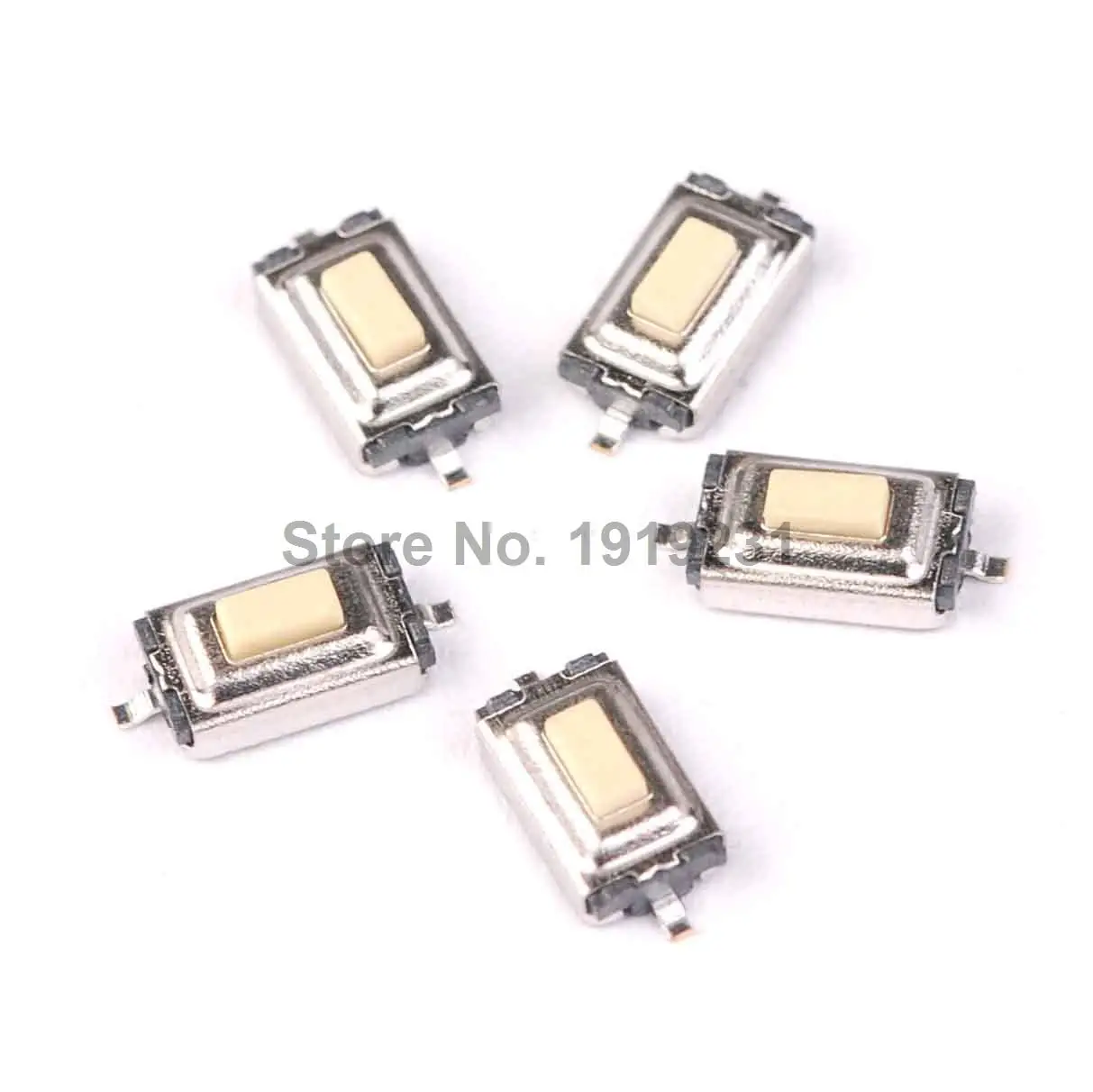 

1000PCS 3*6*2.5 mm 3*6*2.5 mm 3*6*2.5H SMD White Button switch key switch Tact Switch