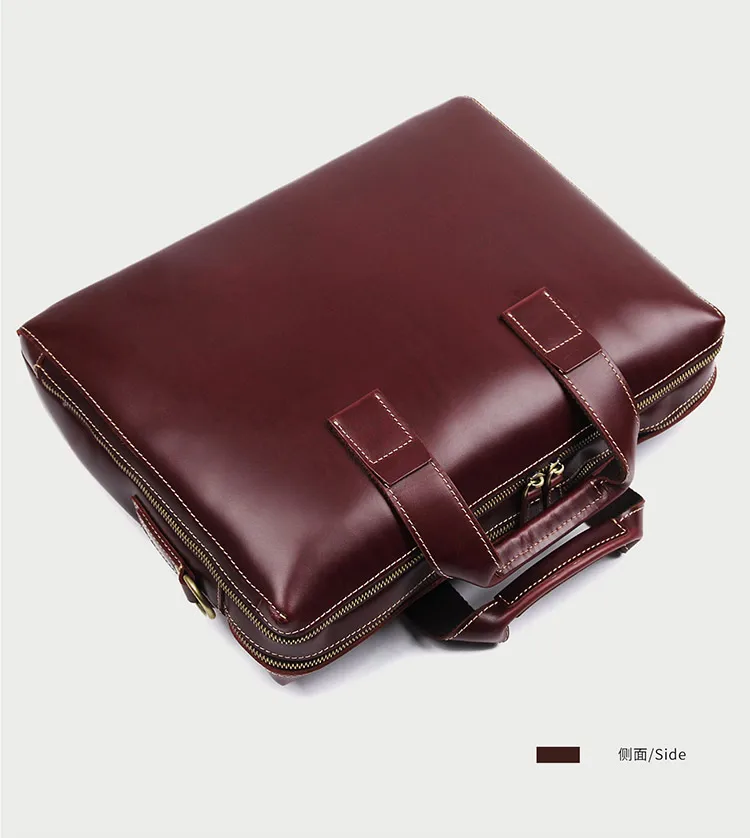J.M.D мужская сумка 100% натуральная кожа мужские портфели мужская сумка для ноутбука 7167-