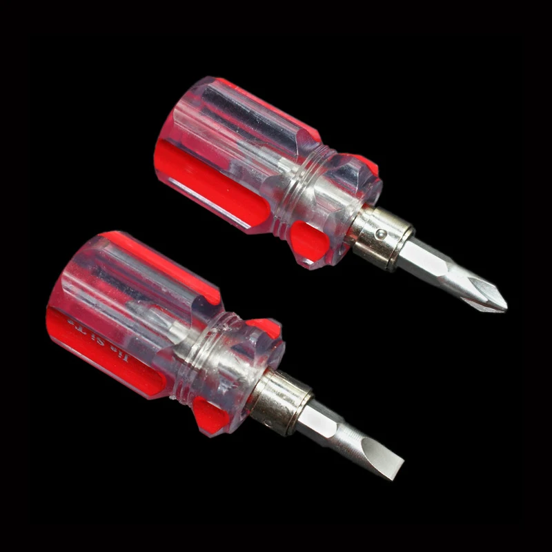 Ultrashort Screwdriver Mini Retractable Screwdriver Double end