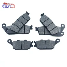 Para kawasaki z750 z 750 zr750 2007 2008 2009 2010 abs 2007-2009 pastilhas de disco de freio dianteiro traseiro conjunto kit