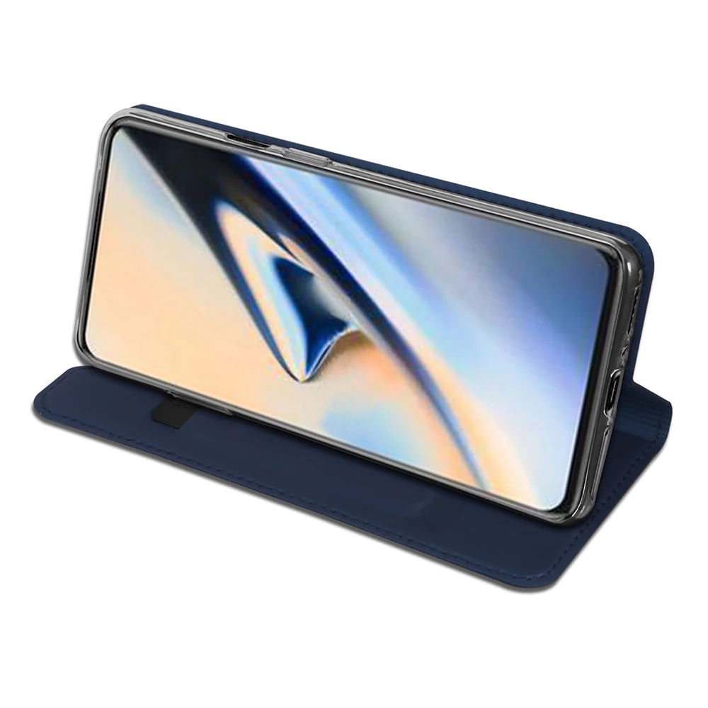 DUX DUCIS для OnePlus 7 Pro чехол Роскошный кожаный флип Стенд кошелек 1 + One Plus Чехол