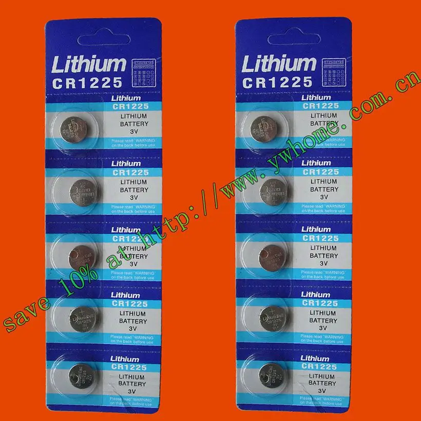 10PCS SUNMAX CR1225 LITHIUM BATTERIES 3V SHIP by air mail | Электроника