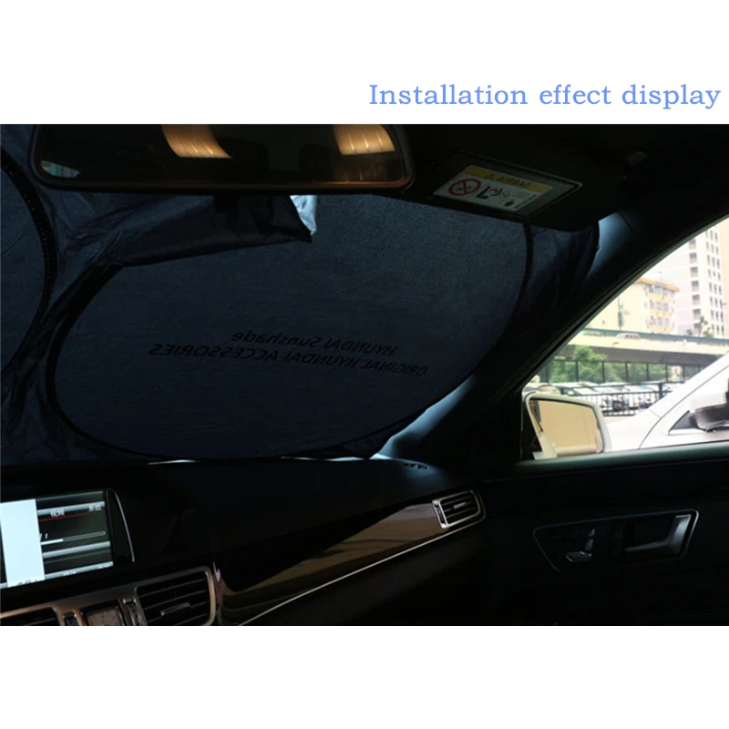 

1PCS 150X70cm Car Sunshade Sun Shade Windshield Visor Cover Front For Mercedes Benz Renault volvo Mazda