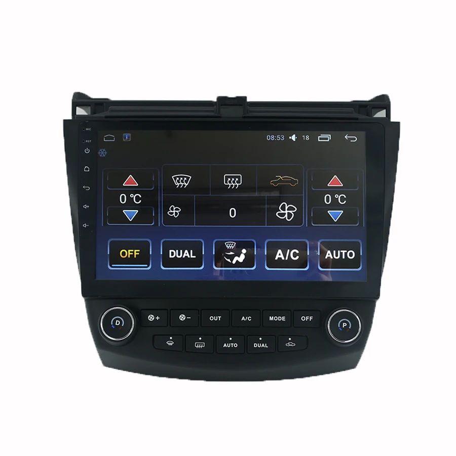 Discount Asvegen Android 6.0 Quad Core 10.2 inch Car GPS Navigation Radio Bluetooth Multimedia Player For HONDA Accord 7 7th 2003-2007 1