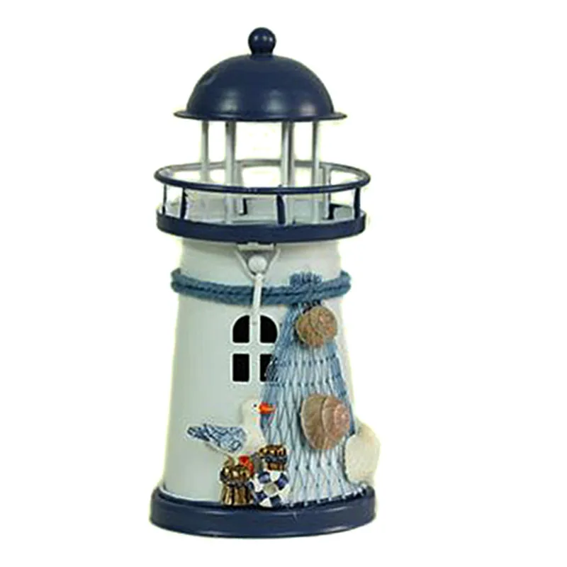 Candle Holder Vintage Mediterranean-Style Iron Tower