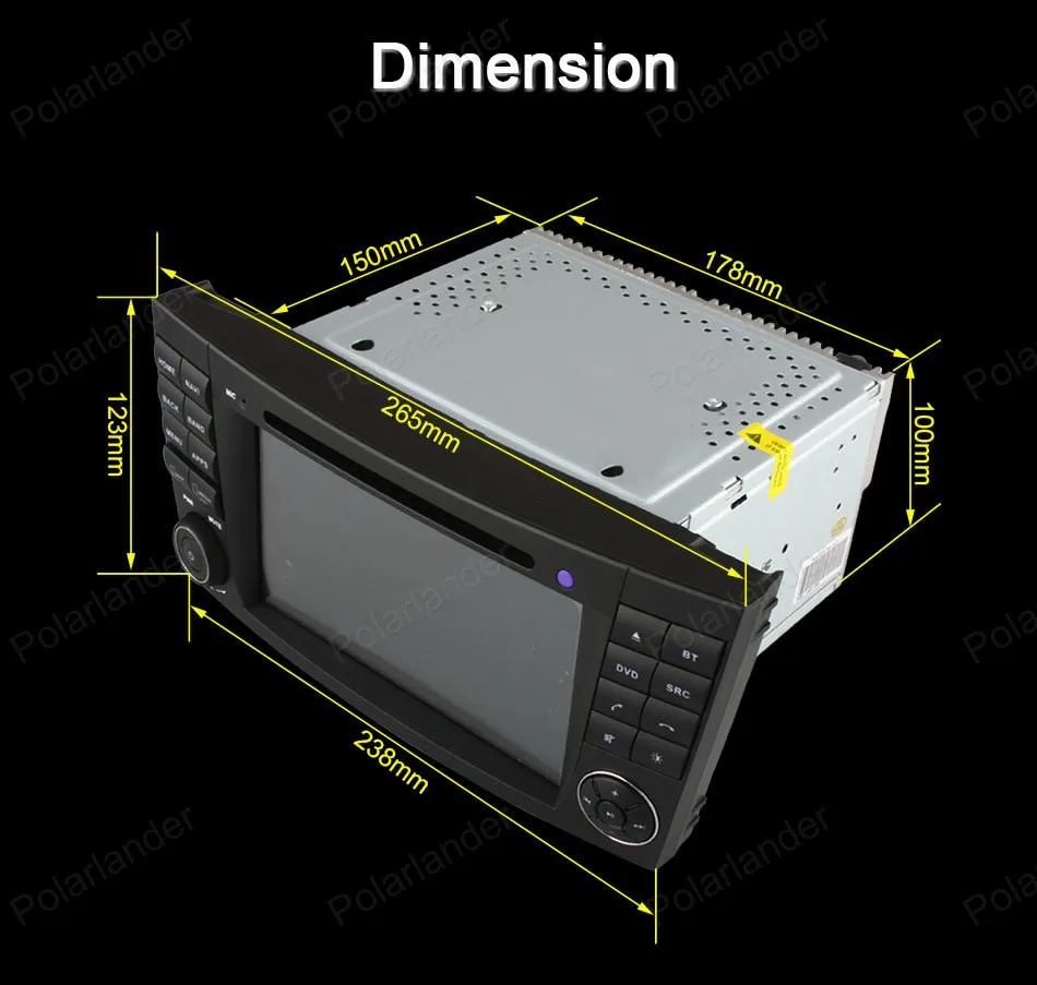 Sale Android4.4 Car CD DVD player Support DTV GPS BT 3G WiFi DAB+ TPMS FM AM radio For B/enz E C/lass W211 W209 W219 19