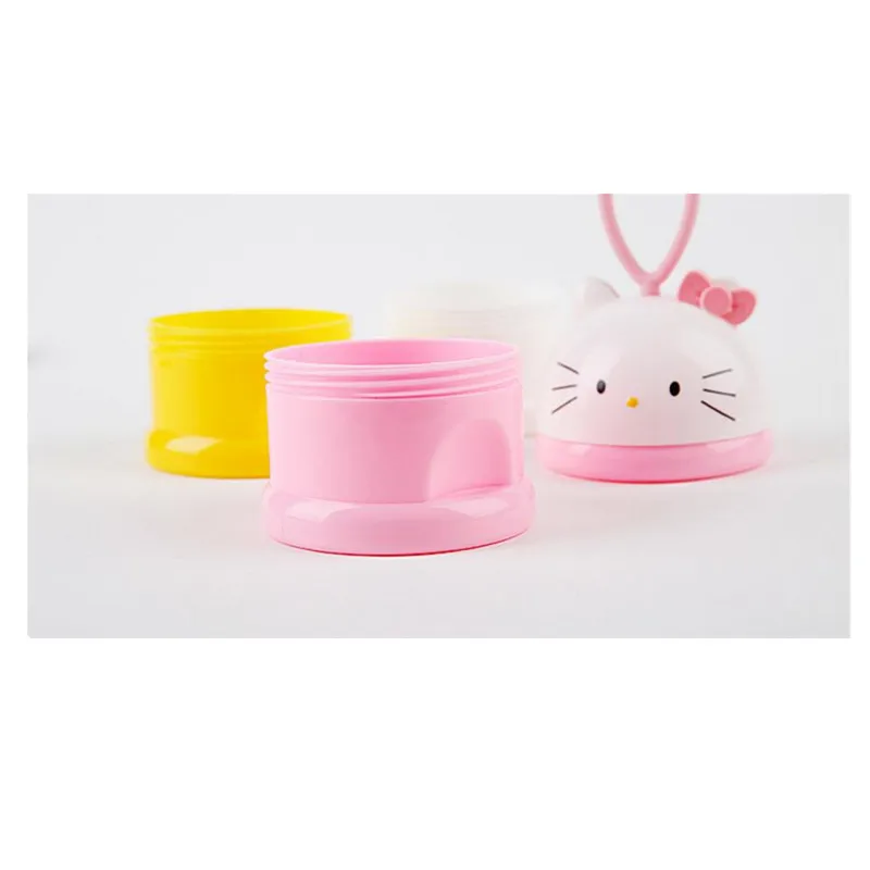 1 Set 3 Layer Portable Container Infant Food Milk Feeding Powder Dispenser Bottle Baby Travel Storage Box Products