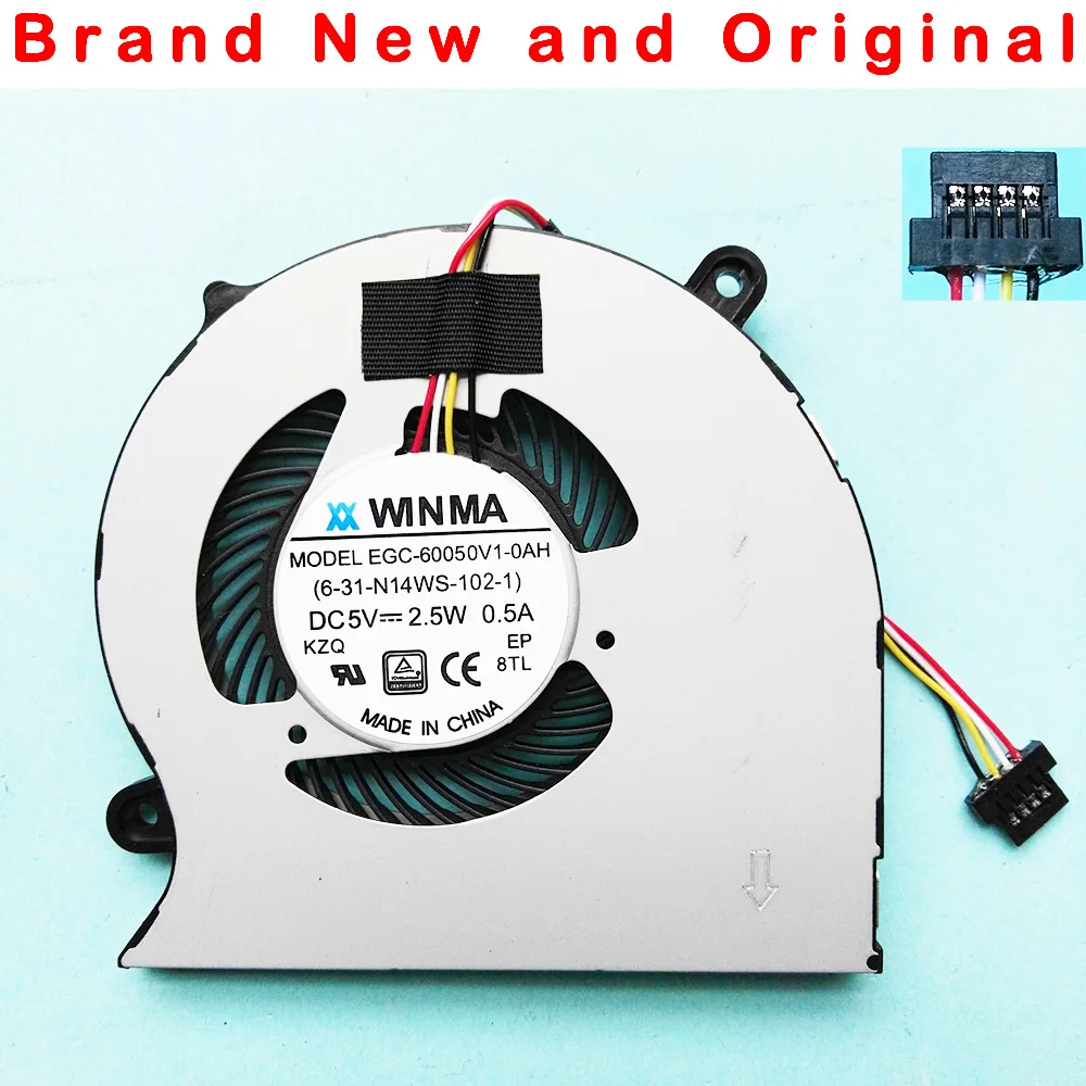 Новый оригинальный охлаждающий вентилятор для процессора кулер WINMA 6-31-n14ws-102-1 DC 5V