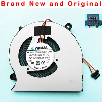 

New original cpu cooling fan cooler for WINMA EGC-60050V1-102-1 6-31-N14WS-102-1 DC 5V 0.5A 4PIN