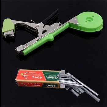 

10000pcs/Set Carbon Steel Nails Garden Staples Tool For Plant Tying Tapetool Tapener Machine