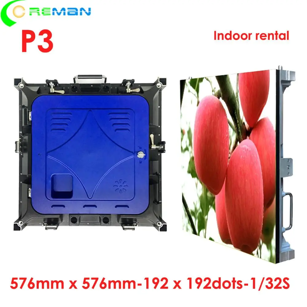 Мобильный фиксированный P3 RGB светодиодный экран для концертного здания торговый