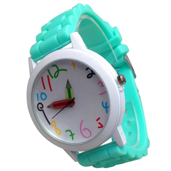 

New Unisex Fashion Cute Silicon Band Wristwatch Quartz Watch