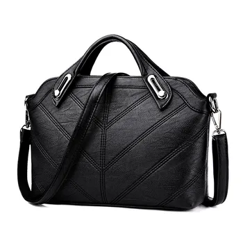 

Chu JJ Fashion Shell Women's Genuine Leather Handbag Tote Bag Ladies Shoulder Bags Women Messenger Bags