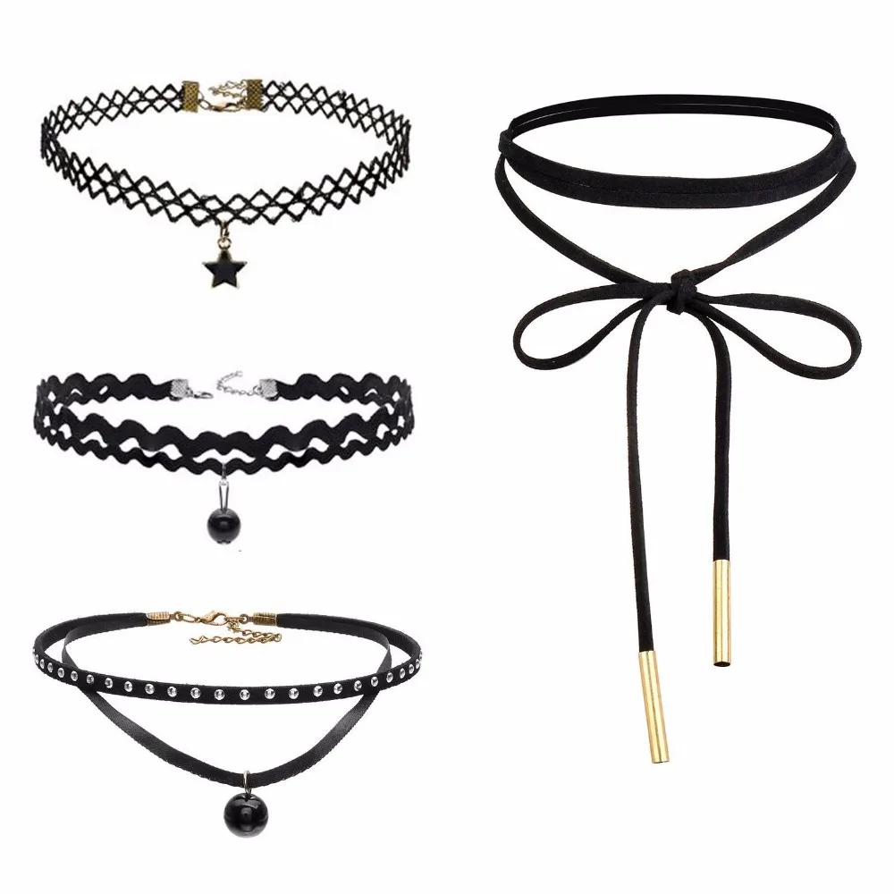 Special Design Hot Sale Women Chokers Black Velvet Choker Necklace Set Gothic Classic All Match Adjustable Chain Girls RBX11 Special Design Hot Sale Women Chokers Black Velvet Choker Necklace Set Gothic Classic All Match Adjustable Chain Girls RBX11