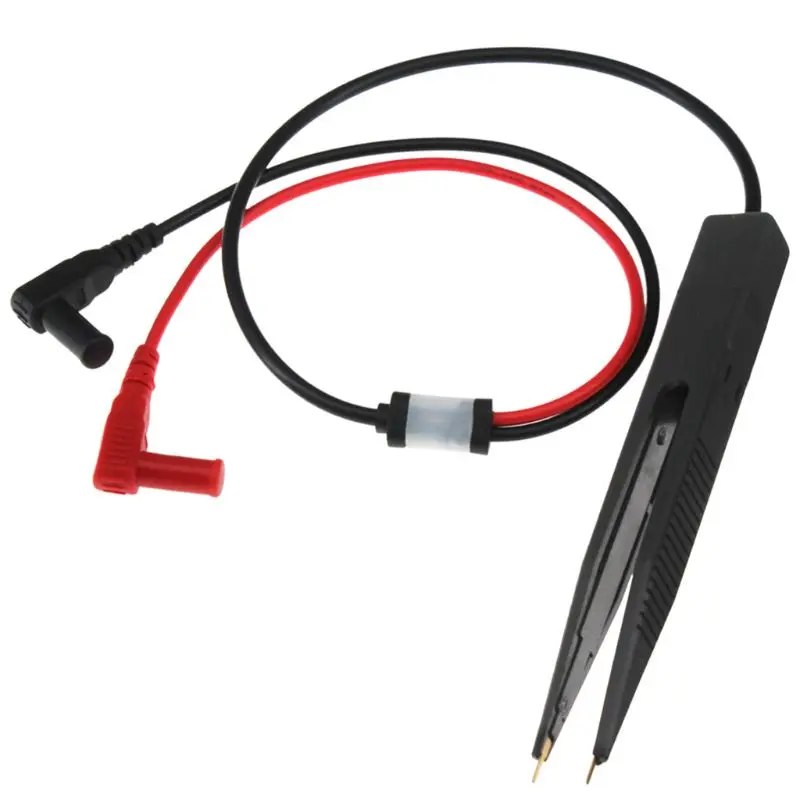 

Multimeter Probe 10mm Car Digital Multimeter SMD Inductor Test Clip Meter Probe Tweezers for Resistor Multimeter Capacitor