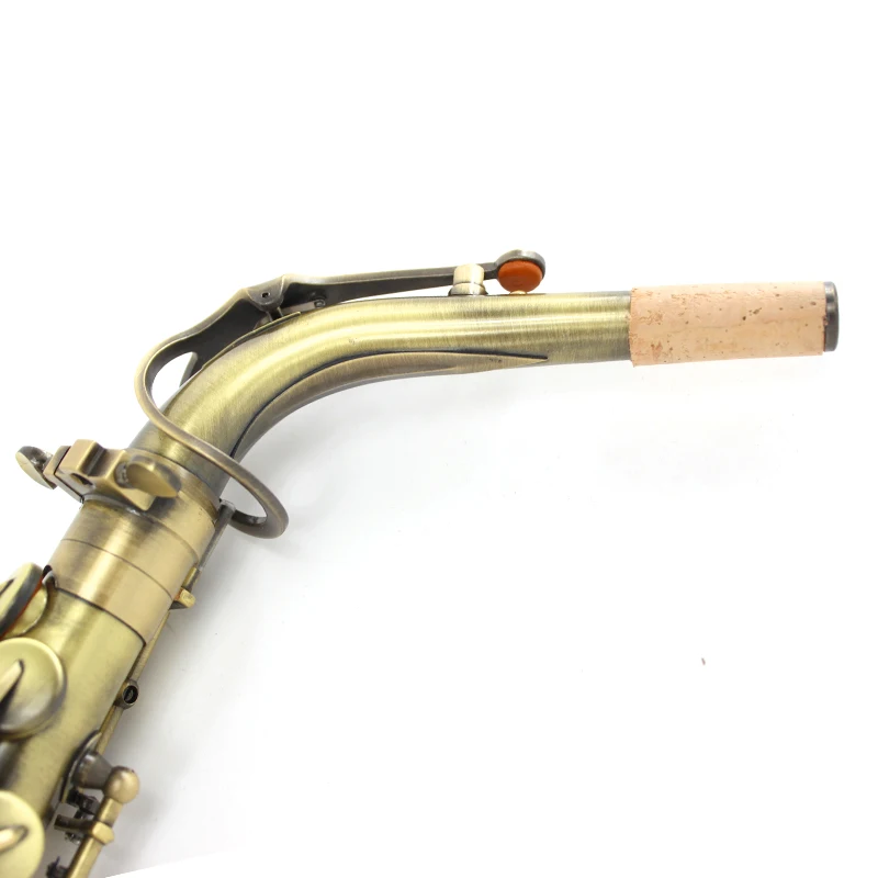 Настраиваемый Логотип Саксофон альт MG-82 альт Eb Tune Sax E плоский латунный античный медный имитационный саксофон инструменты с мундштуком чехол