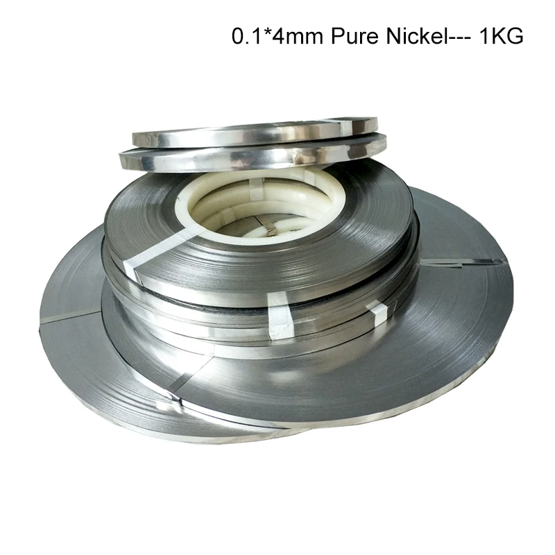 1kg 0.1*4mm Pure Nickel Strip 99.96 High Purity Lithium Battery Nickel