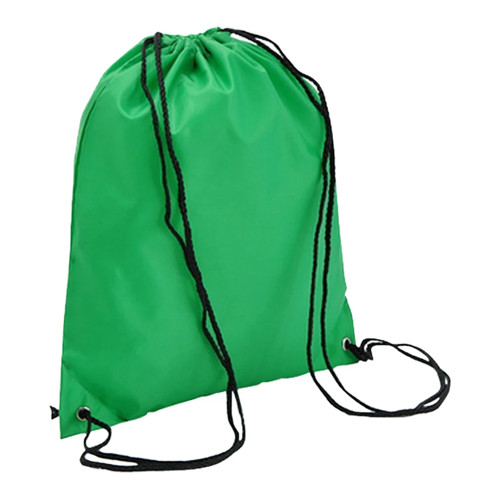 Hot Whole 5 School Drawstring Book Bag Pe Shoe Backpack Whole 5 School Drawstring Book Bag Pe Shoe Backpack Green