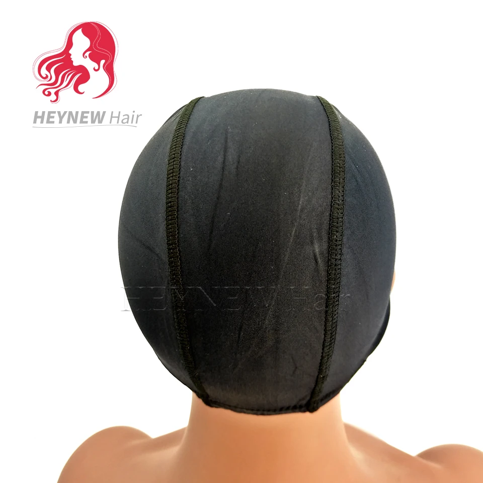 Stocking spandex dome cap for making wigs adjustable stretch hairnets nylon weaving caps black color wigs accessories 10pcs/lot