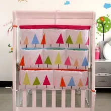 Промо-акция! Мультфильм 62*52 см хлопок детская кроватка сумка для хранения кукла младенца карман для пеленок Висячие постельные принадлежности набор