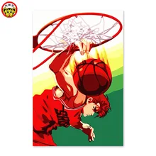 Картина по номерам художественная краска по номеру Slam Dunk, DIY домашний декор живопись, Yingmuhuadao, анимация