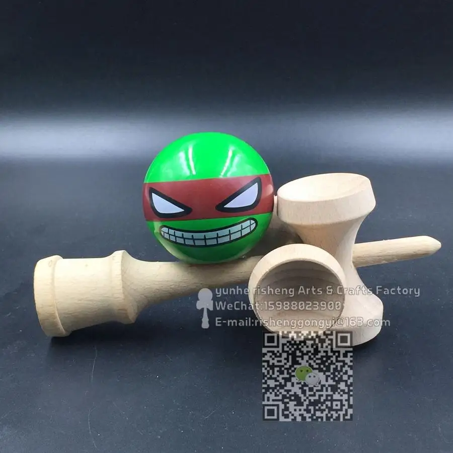 100 шт kendama pu paint ball ninja Профессиональный game 5 cup|ball cup game|ball tapecup watch |