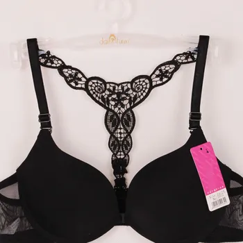 

Y-line Straps Racerback Bra Women Front Closure Sexy Bras Black White Bralette Pink Lingerie Underwire Seamless Bra Push Up