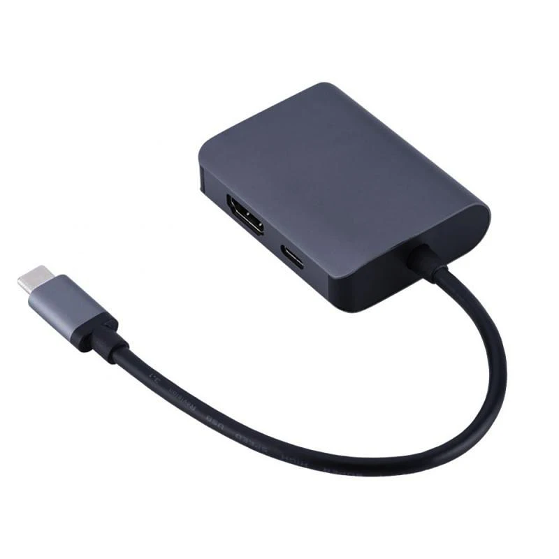USB концентратор 3 в 1 Type C 4K 60 Гц HDMI VGA C|Адаптеры Type-C| |