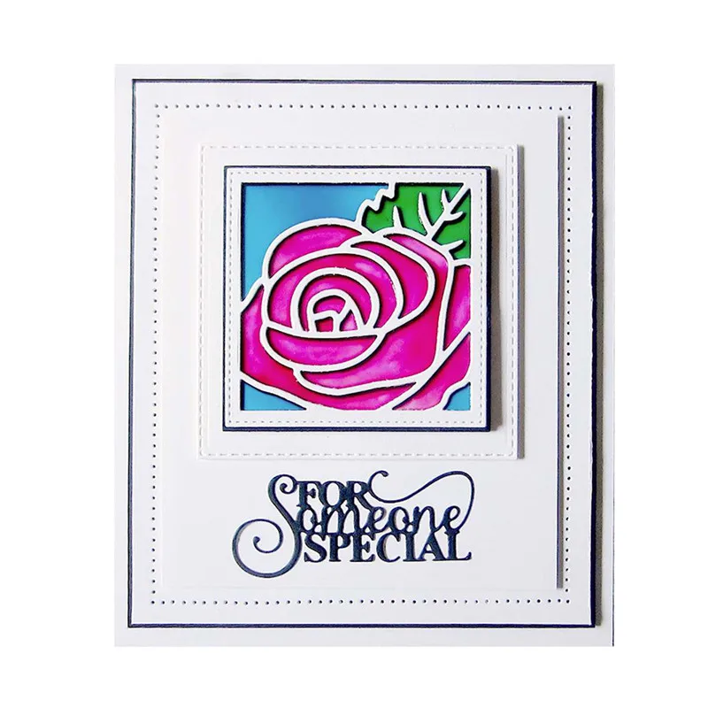 

InLoveArts Flowers Dies Metal Cutting Dies Frame for DIY Scrapbooking Card Making Album Embossing Crafts Die Cut New Craft