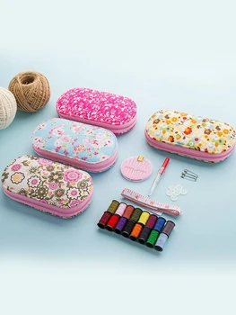 

portable Travel sewing bag household Sewing tools Mini sewing box free shipping