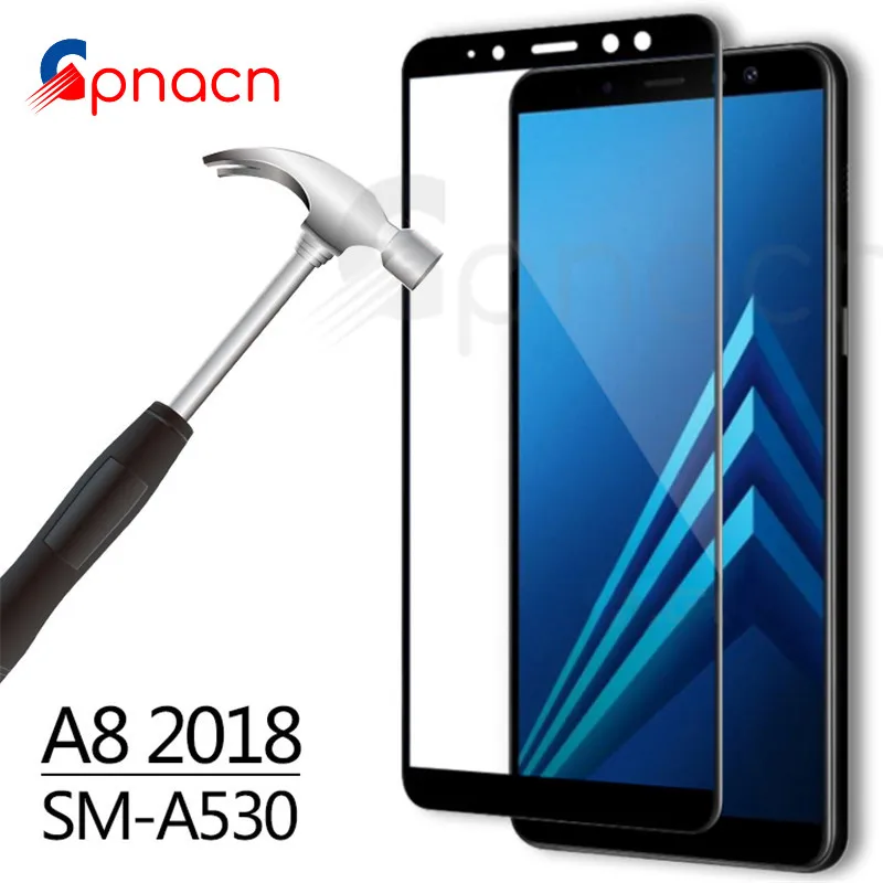 

GPNACN Full Cover Tempered Glass For Samsung Galaxy A3 A5 A7 2016 2017 Screen Protector For Samsung A5 A7 A8 Plus 2018 Film Case