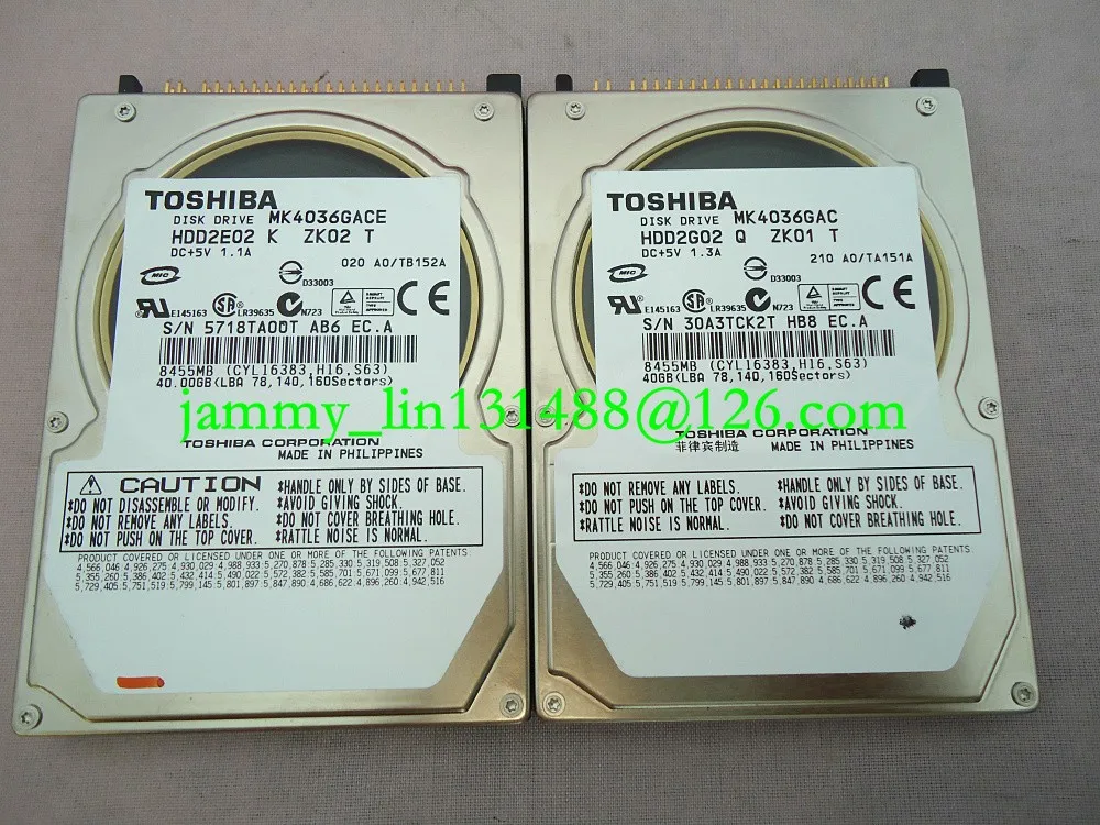 Высшее качество MK4036GAC MK4036GACE диск HDD2E02 2G02 DC + 5V 1.3A/1.1A 40GB 8455MB для mercedes-benz жёсткий