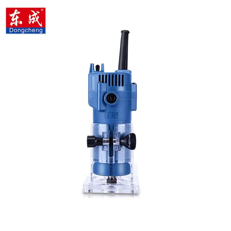 

Dongcheng 220V 30000RPM Electric Hand Trimmer Wood Edge 1/4'' Wood Router Trimmer Router Tools for Woodworking Drilling Tool