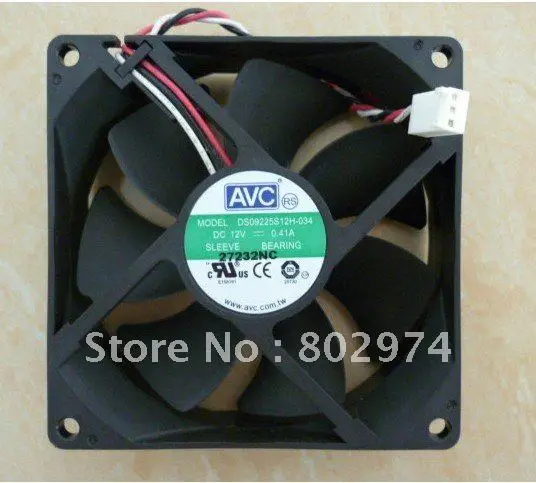 AVC 9225 DS0925S12H 034 12V 0.41A Sleeve Bearing Fan,Cooling Fan|sleeve ...