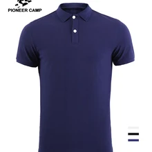 Пионерский лагерь, американский размер, для отдыха, поло, для мужчин, высокое качество, для мужчин, хлопок, короткий рукав, поло, для мужчин размера плюс, бизнес, простое, для мужчин, s, поло 409010Y