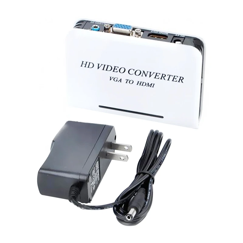 Larryjoe HDMI в VGA конвертер hdmi в vga Аудио адаптер RCA 3,5 мм стерео аудио и SPDIF/Toslink аудио выход