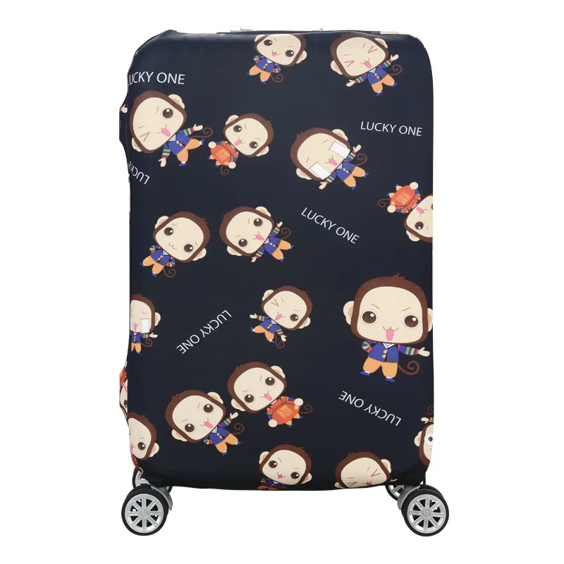 HMUNII Elastic Luggage Protective Cover For 19-32 inch Trolley Suitcase Protect Dust Bag Case Child Cartoon Travel Accessories 