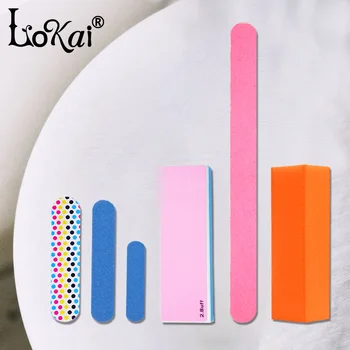 

6Pcs/Set Nail File Sanding Buffer Block Pedicure Manicure Buffing Polish Beauty Tools Nail Art Salon Pedicure Care Tools Kit Set