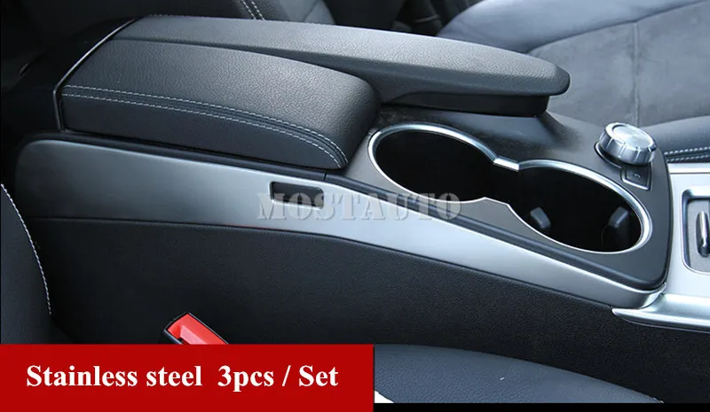 Для Benz GLK X204 внутренняя консоль подлокотник рамка Обложка отделка 2008 2015 3 шт.