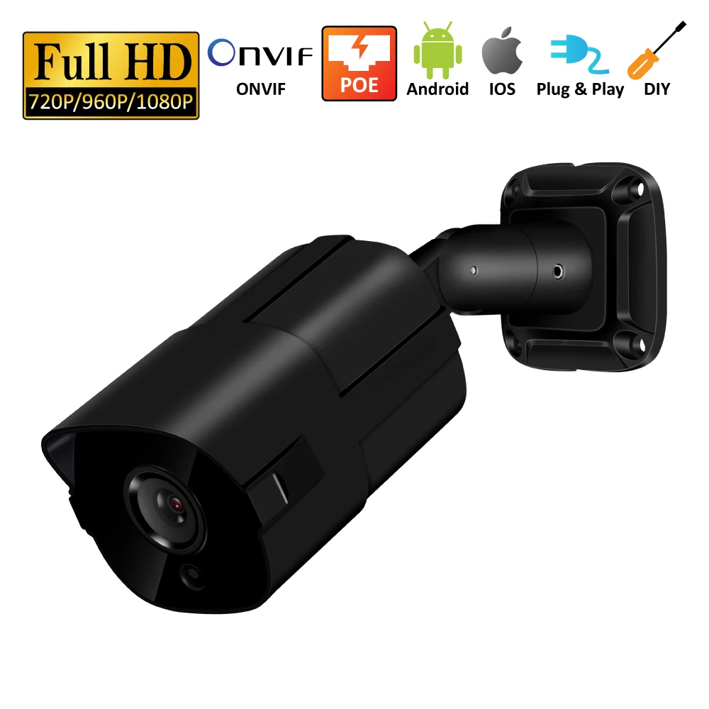 

5MP H.265 IP Camera POE Home Security Camera Video Surveillance P2P NVR Full HD ONVIF Motion Detection Email Alerts
