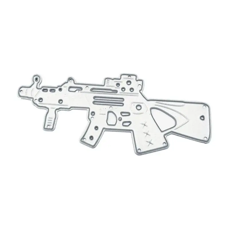 

Metal Cutting Dies Stencils for DIY Scrapbooking Photo Album Toy Machine Gun Halloween Embossing Paper Card Decorative Craft