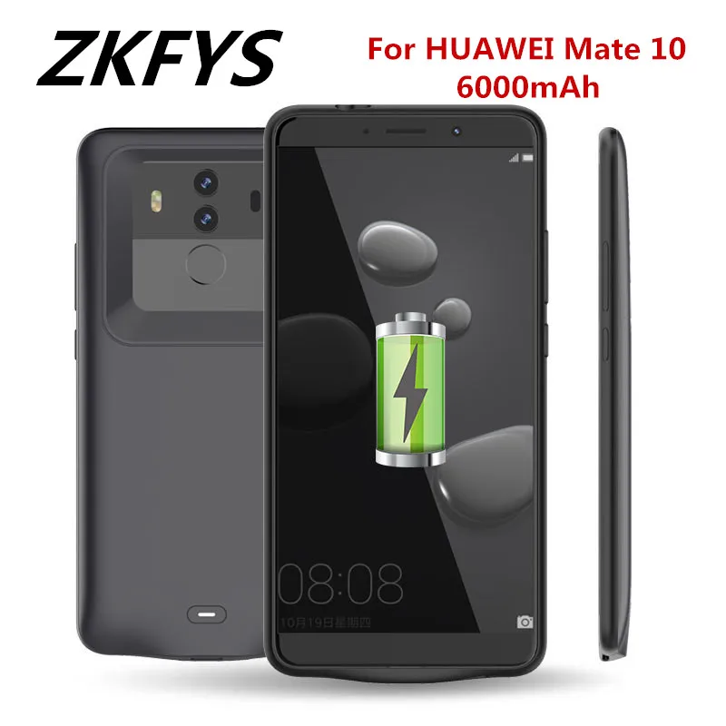 

ZKFYS 6000mAh Battery Charger Case For HUAWEI Mate 10 Ultra Thin Fast Charger Battery Cover For HUAWEI Mate 10 Battery Case