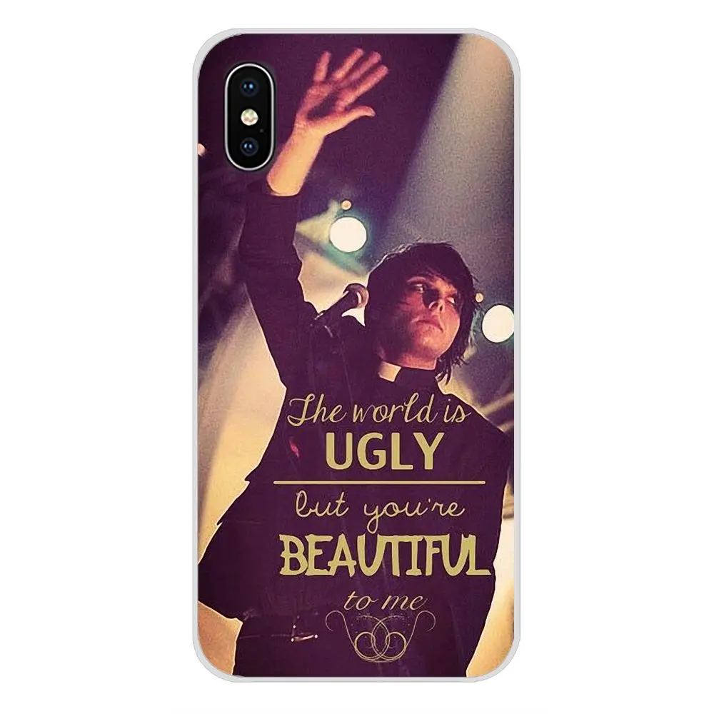 Для Apple iPhone X XR XS MAX 4 4S 5 5S 5C SE 6 6S 7 8 Plus ipod touch 5 6 TPU чехол Gerard Way My Chemical Romance MCR Rock - Цвет: images 8