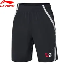Li-Ning мужские баскетбольные шорты Серии CJ McCollum 90% нейлон 10% спандекс дышащие спортивные шорты брюки AKSP173 CJAS19
