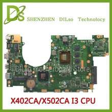KEFU X502CA For ASUS X502CA X402CA laptop motherboard X502CA motherboard rev2.0 4G RAM i3 cpu 100% tested