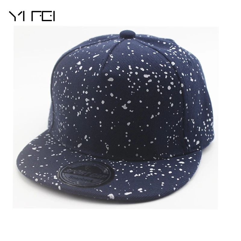 

2018 New Baseball Cap Children's Hip Hop Cap Graffiti Snowflakes Little Outdoor Sports Cap For Boy Girls 3-8 Years Old Children
