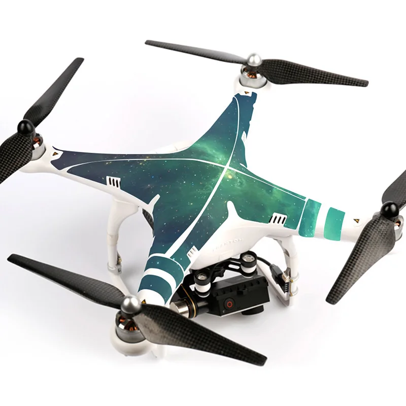 Водонепроницаемый ПВХ кожи наклейки Стикеры Обложка для DJI Phantom 2 пульта дистанционного управления