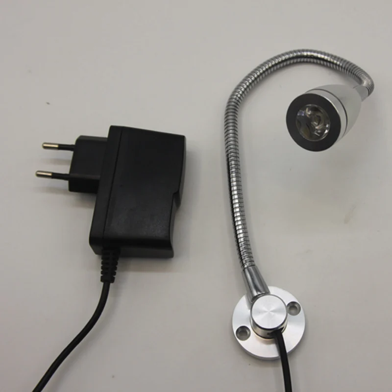 AC85-265V/12V/24V 2W Overhead Led Wall Lamp For bed With Plug In