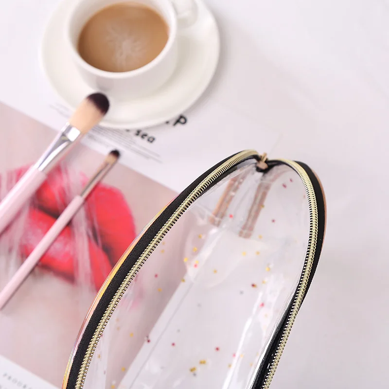 Women's Transparent Cosmetic Bag Portable Convenient Travel Makeup Wash Bag